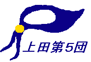 上田第5団のチーフ色